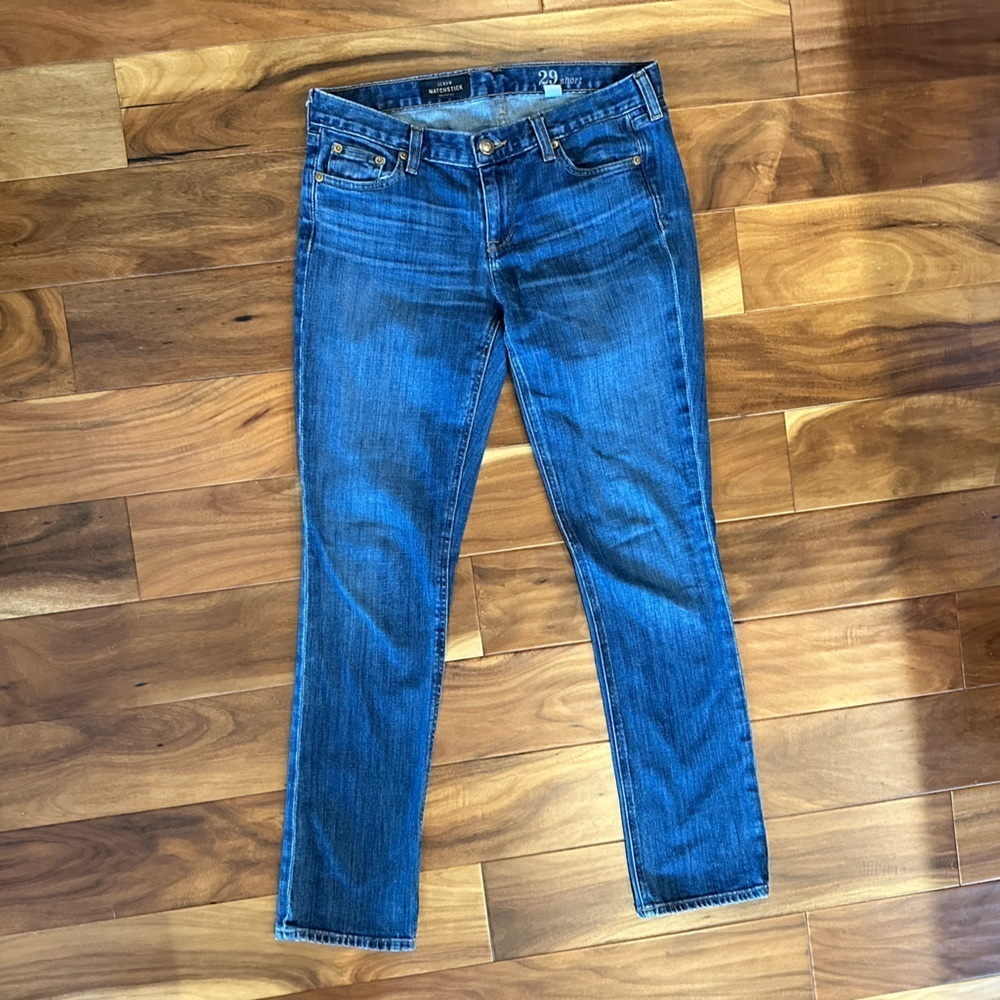 J. Crew Matchstick Denim Bootcut Jeans size 29 Short